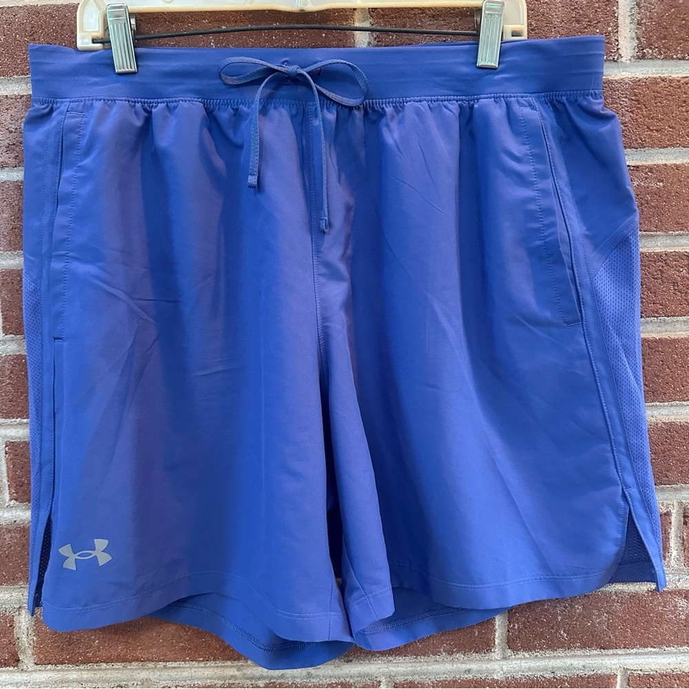 Under Armor Shorts Elevated‎ Woven 2.0 Size XL Blue Robins Egg